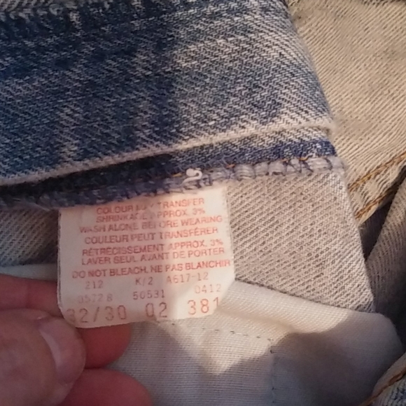Levi's jeans size men’s 32 waist - Picture 6 of 6
